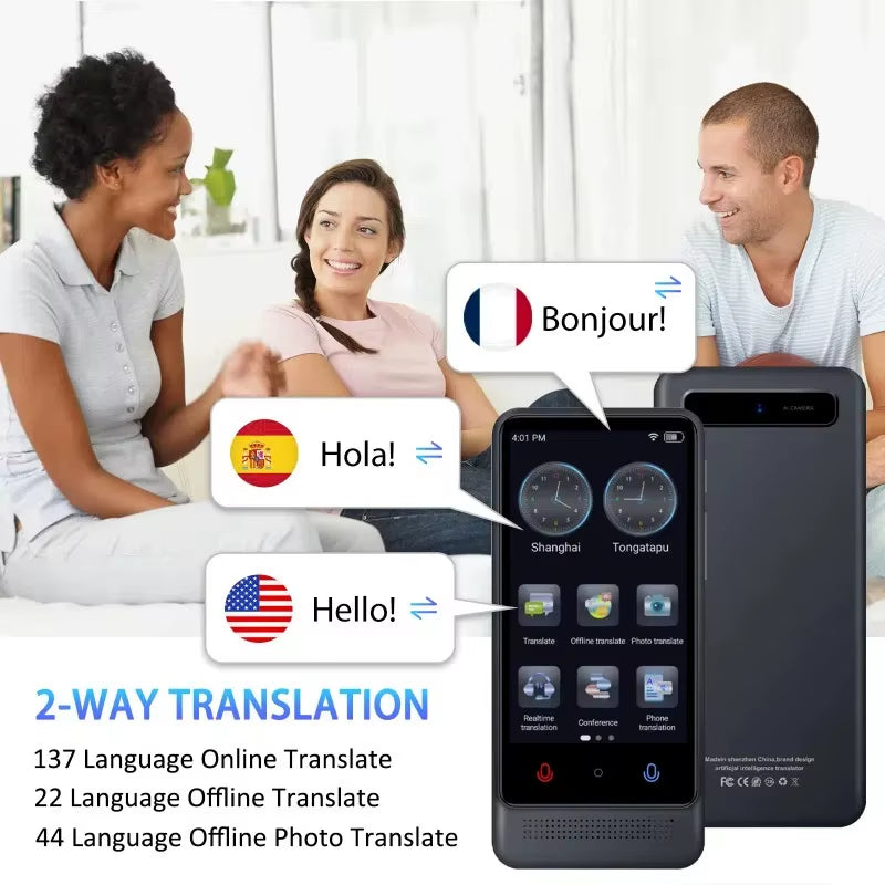M12AI Intelligent Translator Offline Język Pols Ukrainian Turkish Dutch Russian Hindi Vietnamese Translator Online 137 Languages